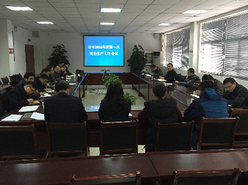公司召开2016年度第一次安全生产工作会议
