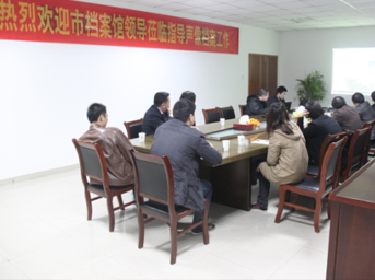 合肥市档案馆领导莅临公司视察声像档案工作