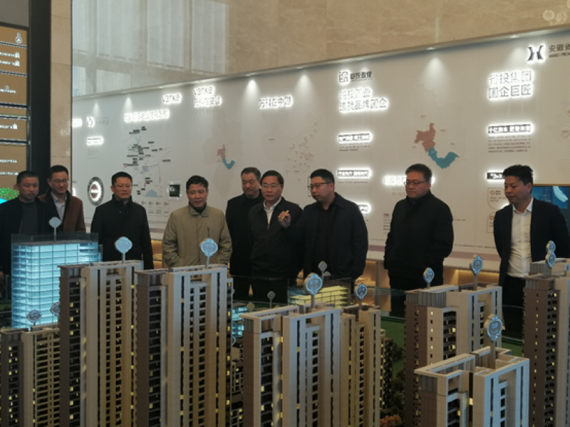集团公司总经理黄林沐赴产融中心项目调研指导工作
